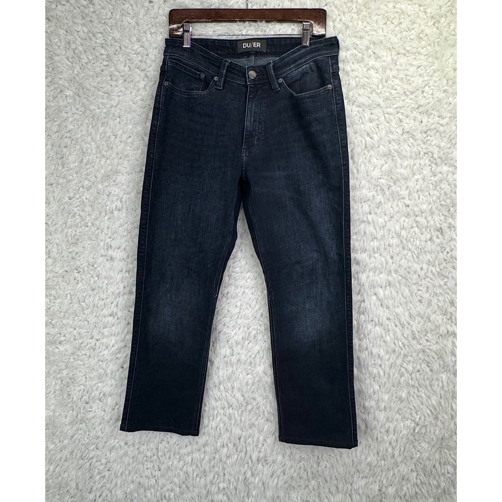 DU/ER Straight Fit Jeans 31x30 Dark Wash Performance Stretch Denim Gorpcore